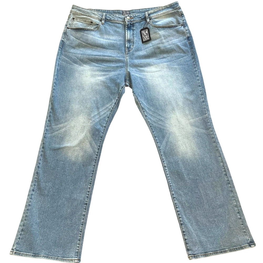 Benny Gold Carson Relaxed Jeans Light Wash Denim Mens 42x34 NWT